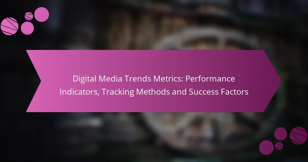 Digital Media Trends Metrics: Performance Indicators, Tracking Methods and Success Factors