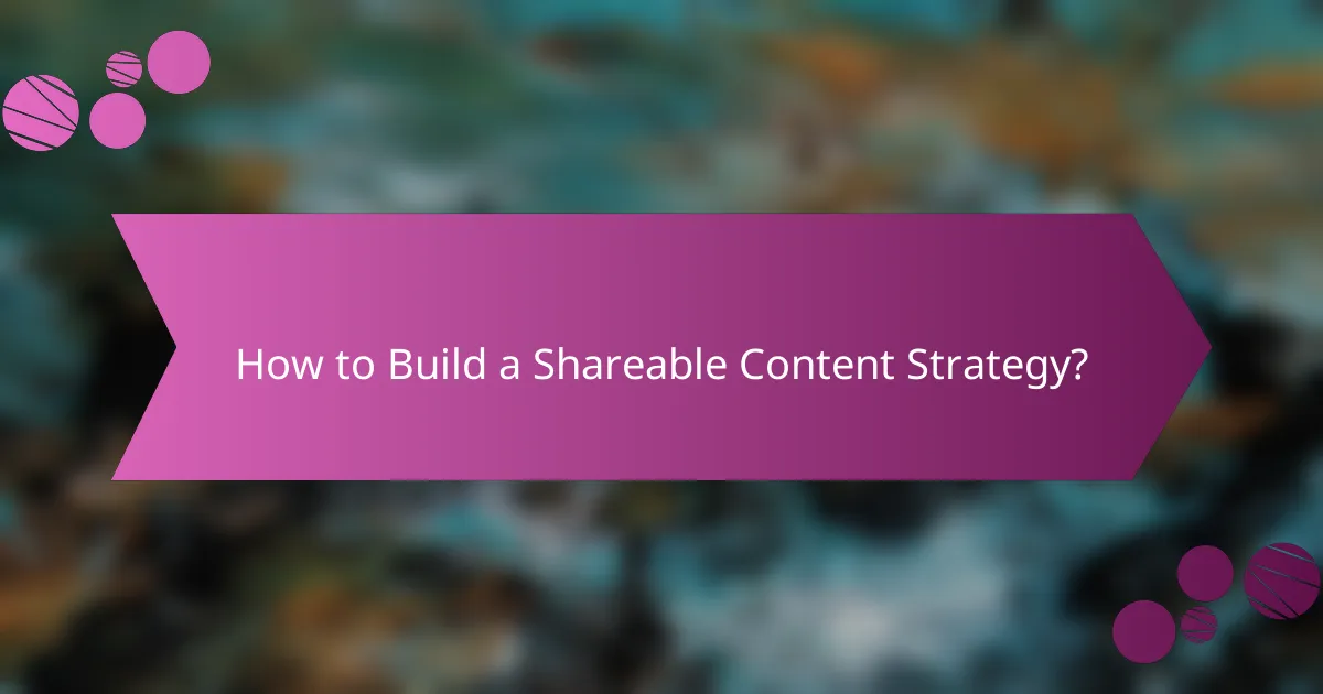 How to Build a Shareable Content Strategy?