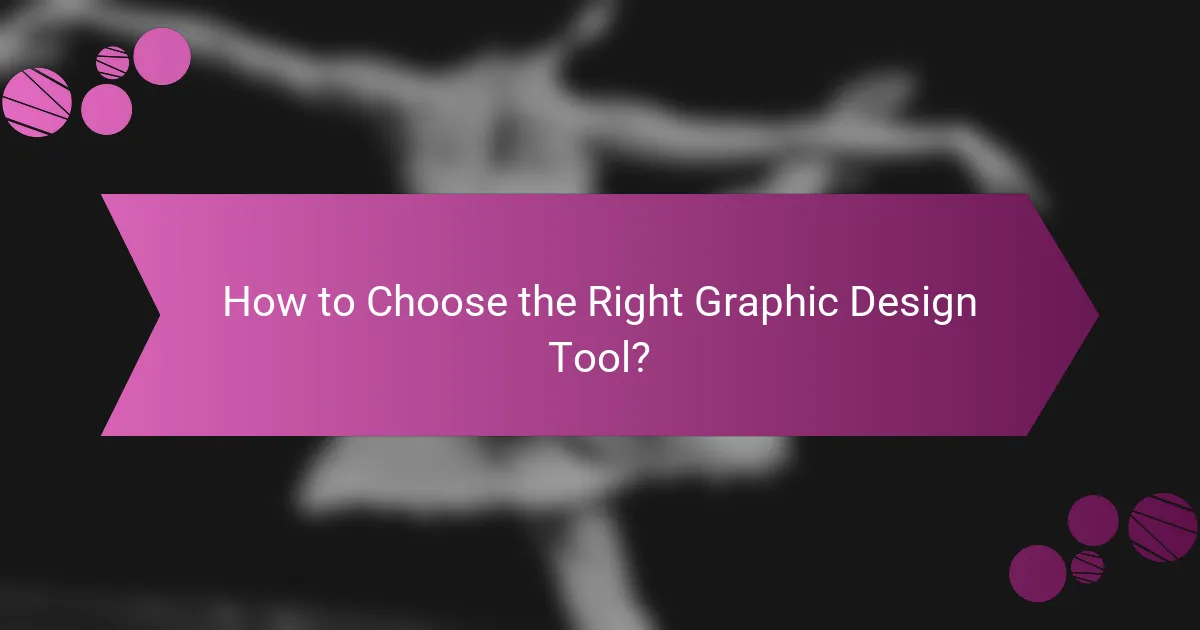 How to Choose the Right Graphic Design Tool?