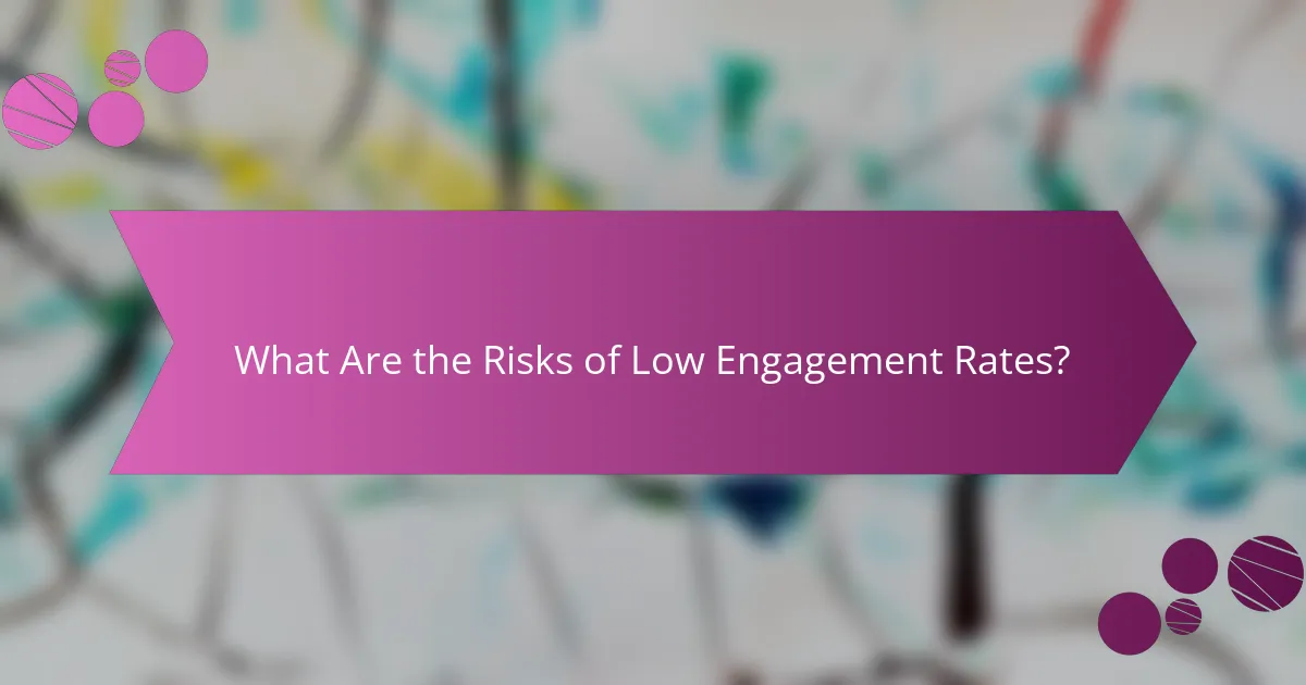 What Are the Risks of Low Engagement Rates?