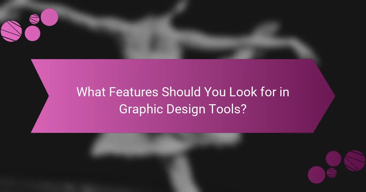 What Features Should You Look for in Graphic Design Tools?